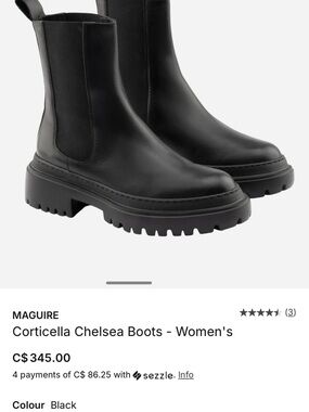 Maguire Corticella Chelsea Boots in Black